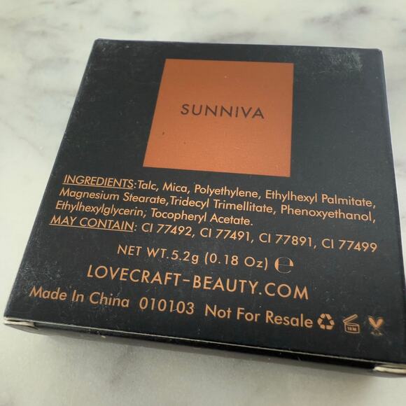 Lovecraft Beauty Bronzer In Sunniva 5.2g Matte Finish NEW IN BOX - Picture 2 of 2
